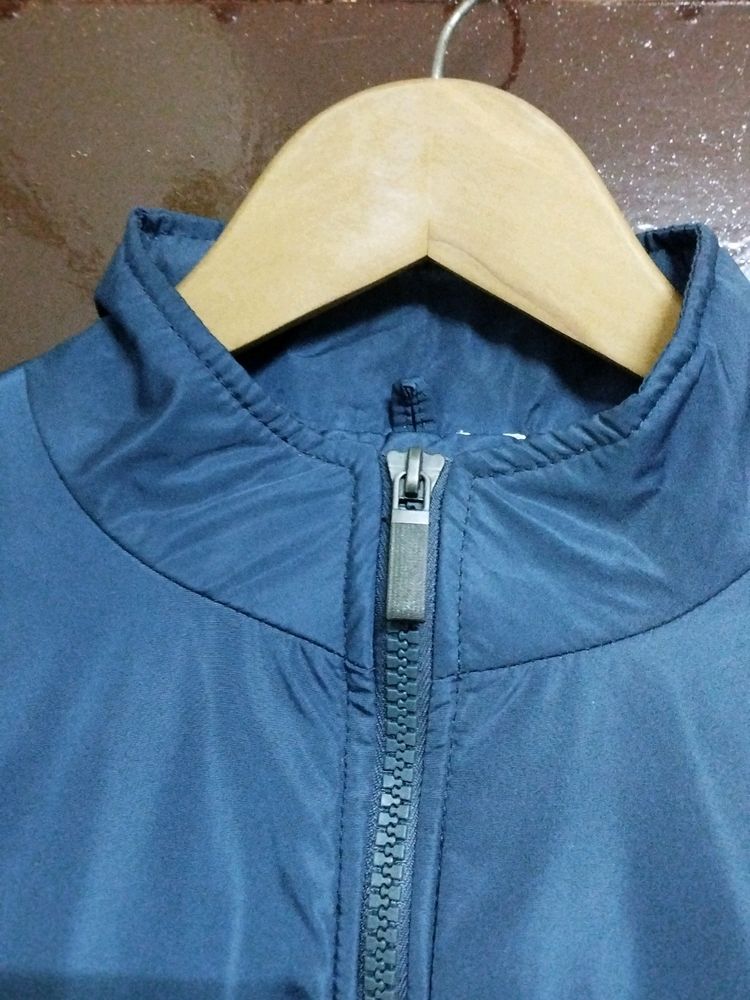 Blue Zip-Up Jacket