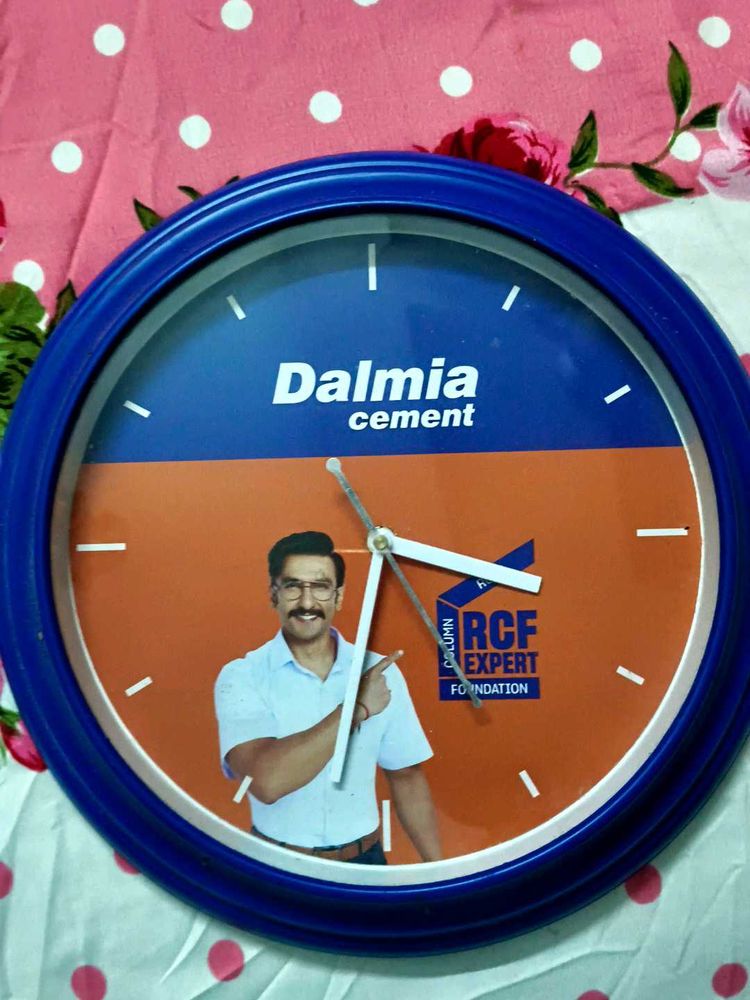 Dalmia Cement Wall Clock