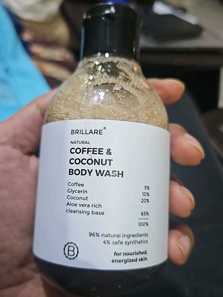 Brillare Natural Coffee And Coconut Body Wash