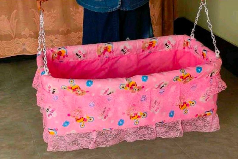 ✅ Baby Palna With Mosquito 🦟 Net..