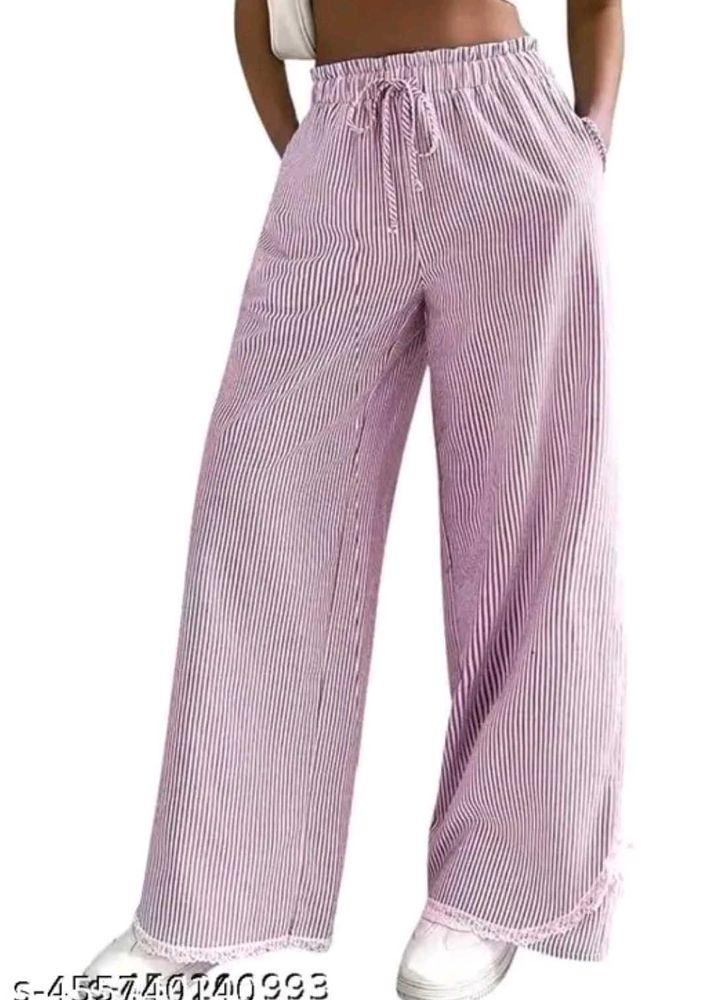 Lilac Wide Leg Pants