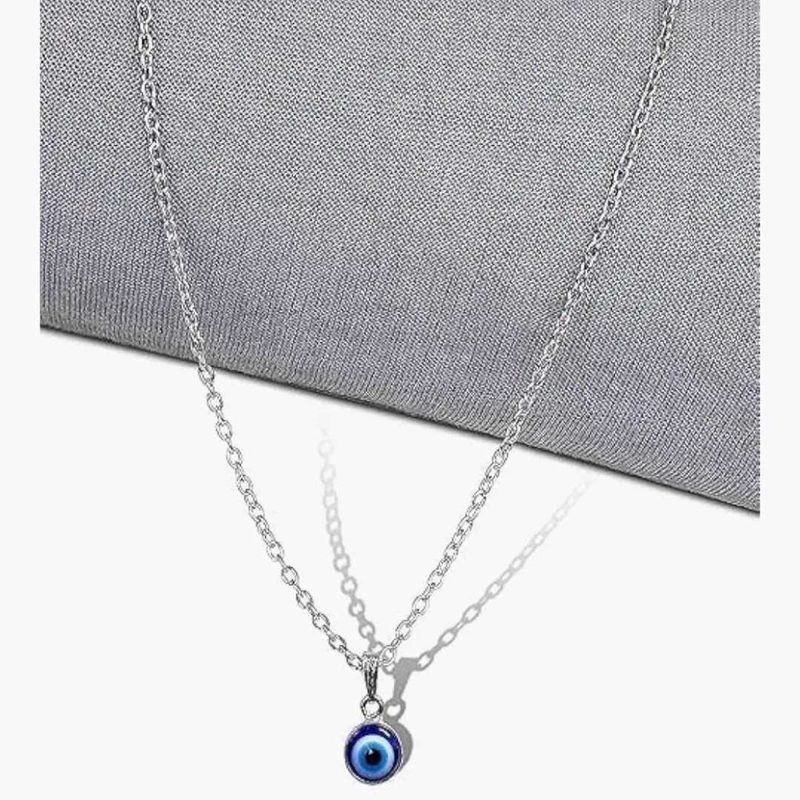 Evil Eye Silver Necklace