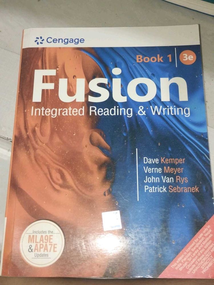 Fusion Integrated Reading &amp; Writing