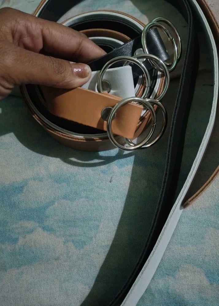 Women Belts - Set of 3