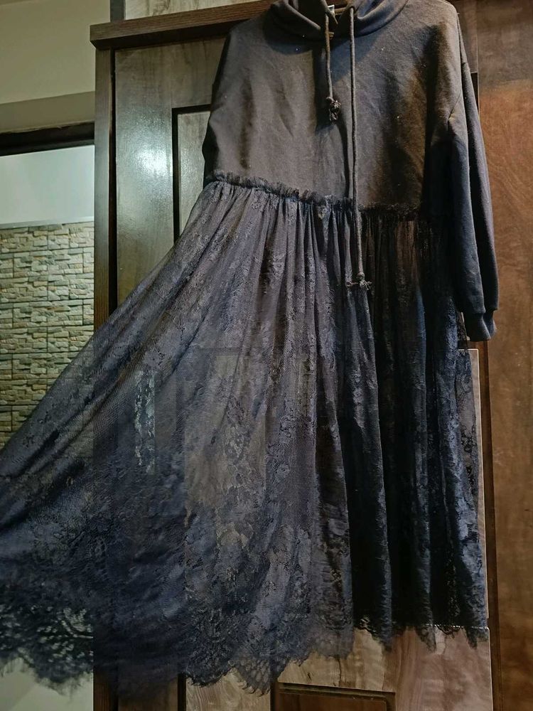 IMPORTED HOODIE DRESS
