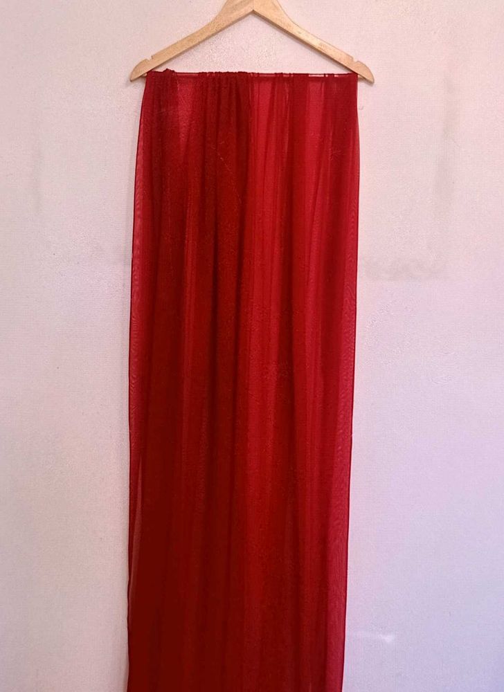 Red Net Dupatta 3mtr