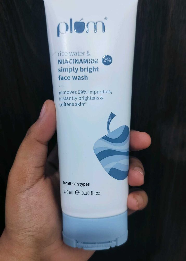 Sealed Plum Rice Water &amp; Niacinamide Face Wash