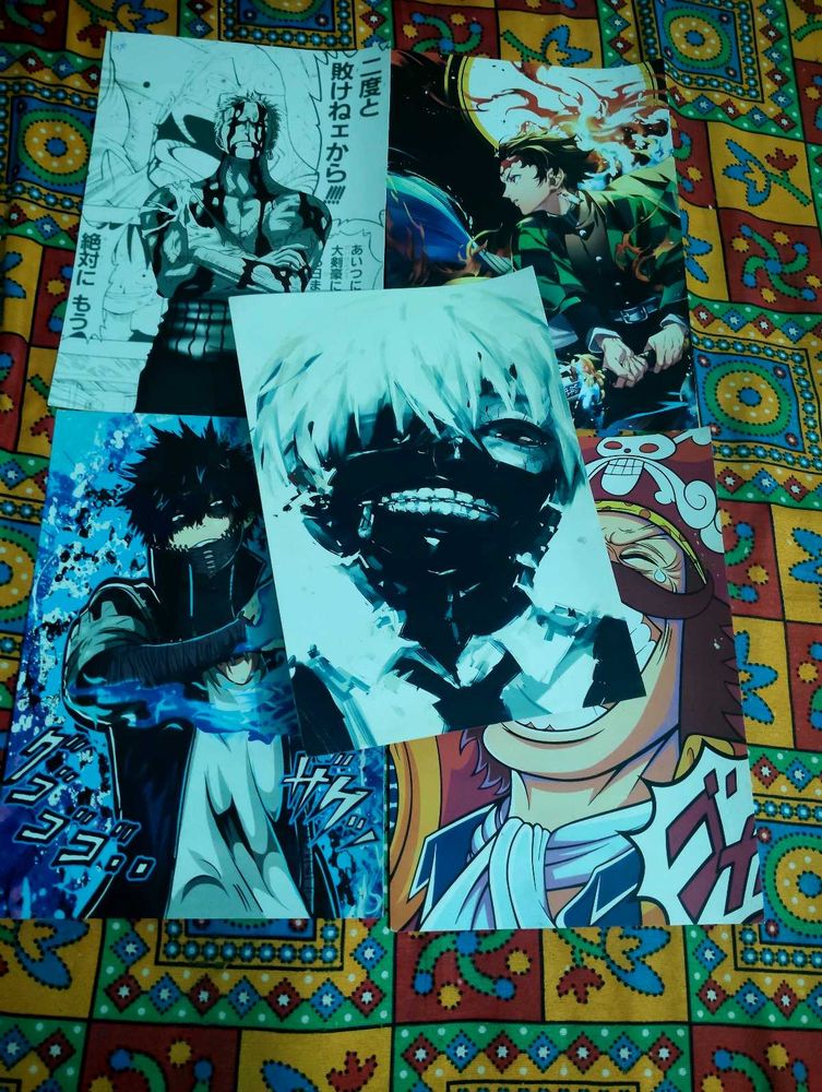 Anime Posters - Set of 5