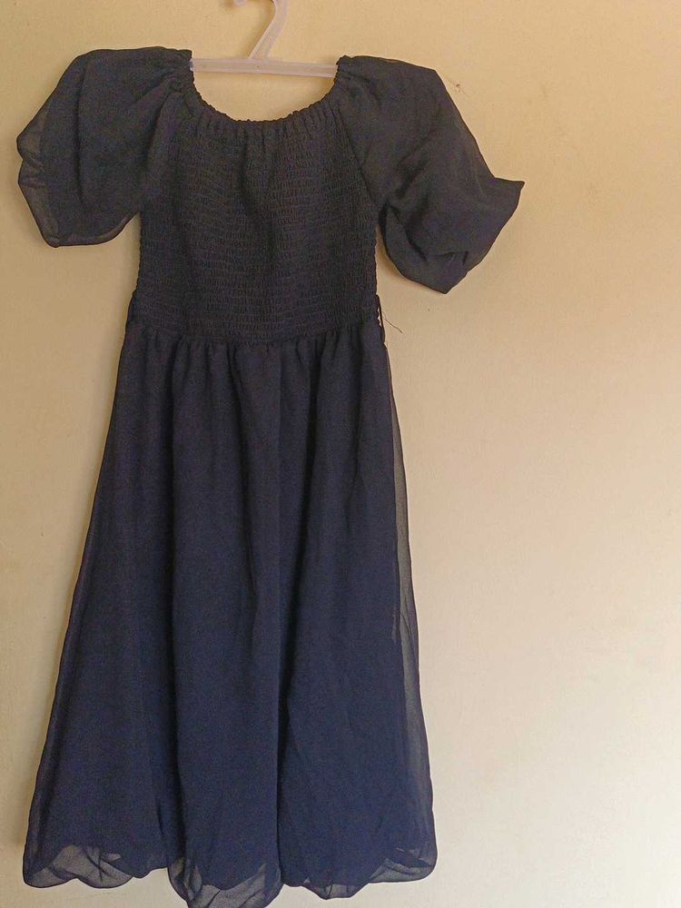 Chic Navy Blue Dress