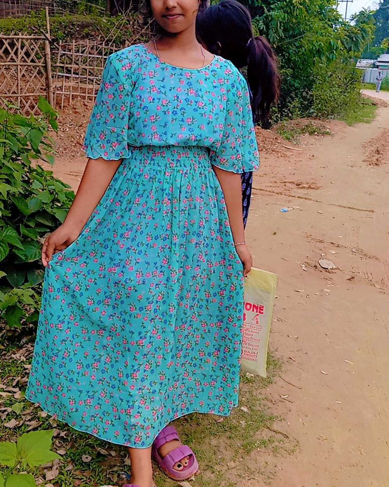 Floral Print Maxi Dress