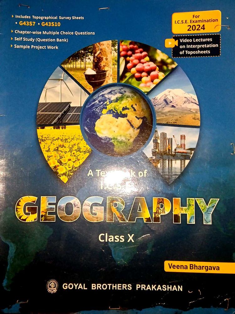 Geography Textbook Class X