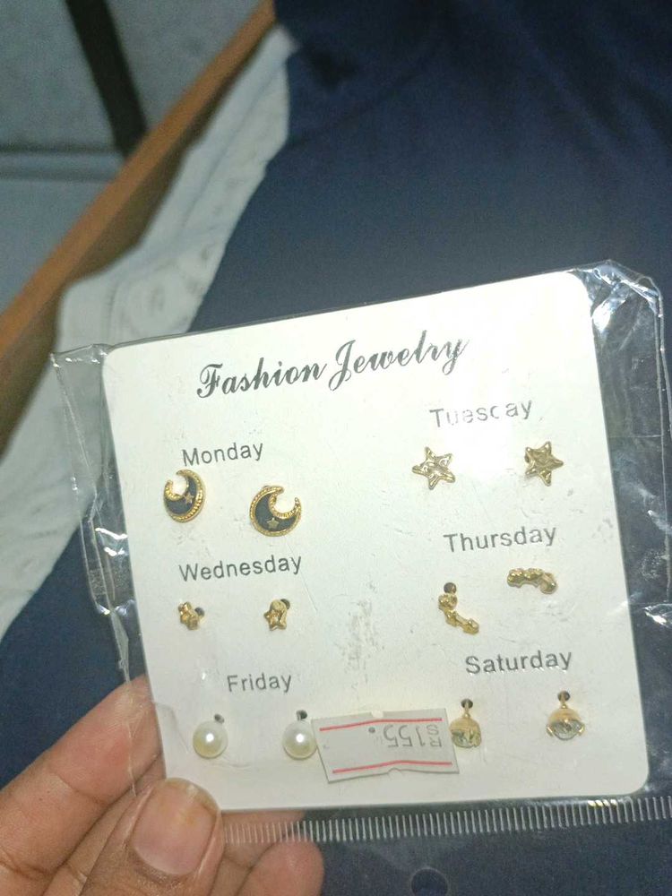 Earring Set - Days of the Week