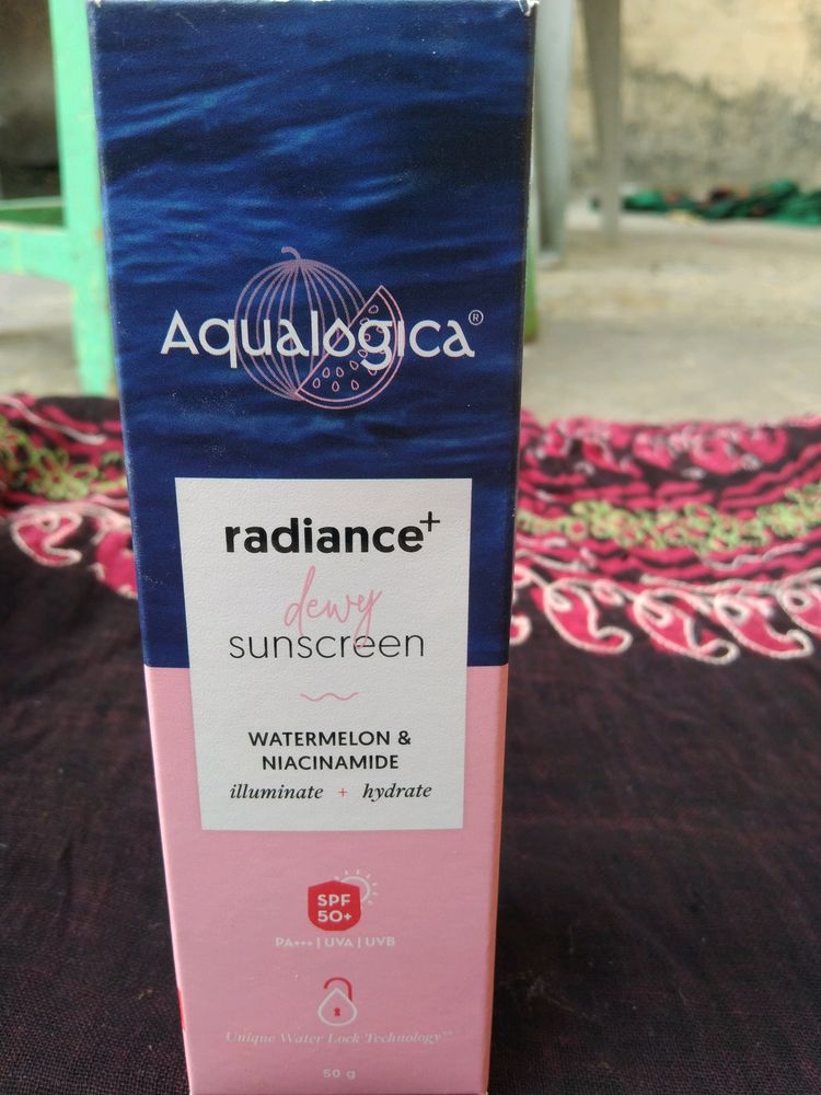 Aqualogica Sunscreen 🧴+🙈 Freebie 🎁