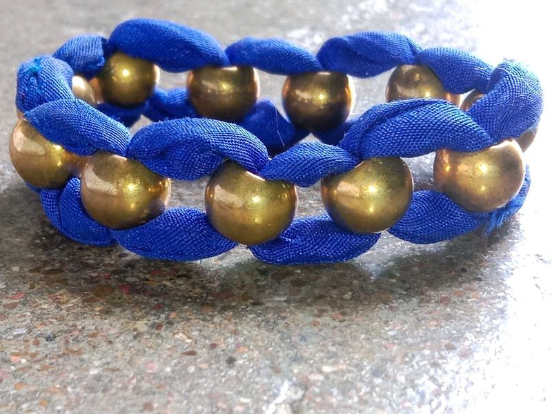 Blue &amp; Gold Bracelet
