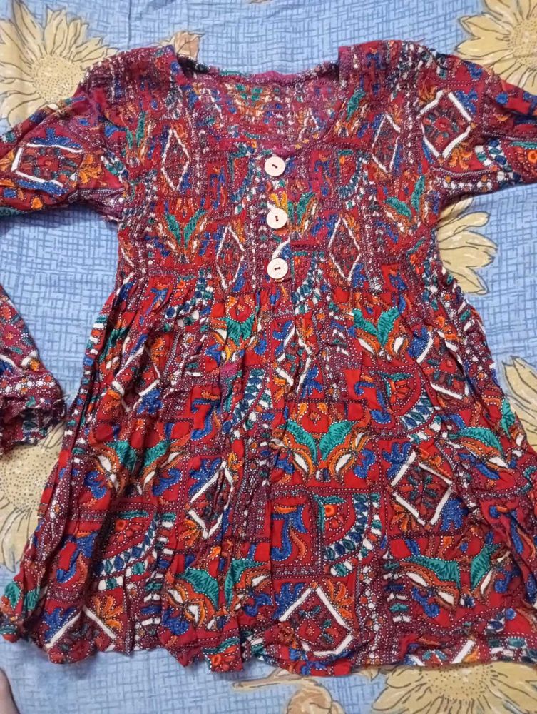 Boho Print Dress