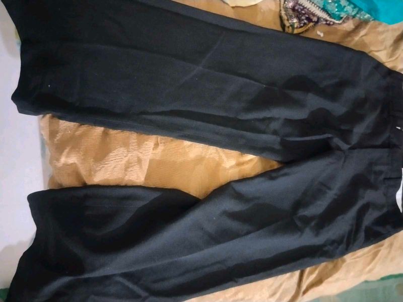 Black Formal Trousers Pants Combo Of 2