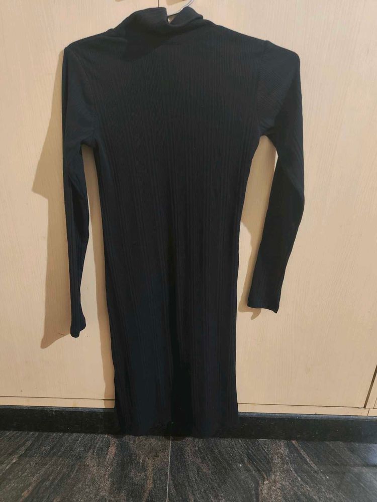 ribbed bodycon dress