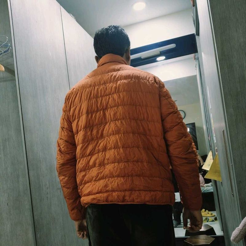 Stylish Uniqlo Orange Jacket