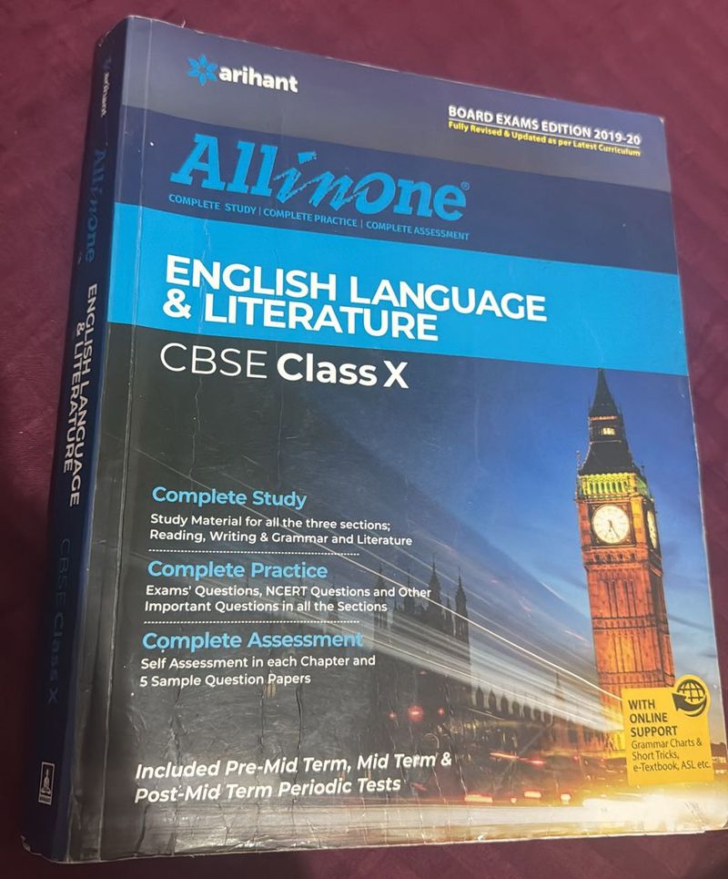 English Language &amp; Literature Guide Book CBSE X