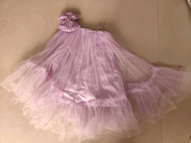Cute Purple Tulle Dress