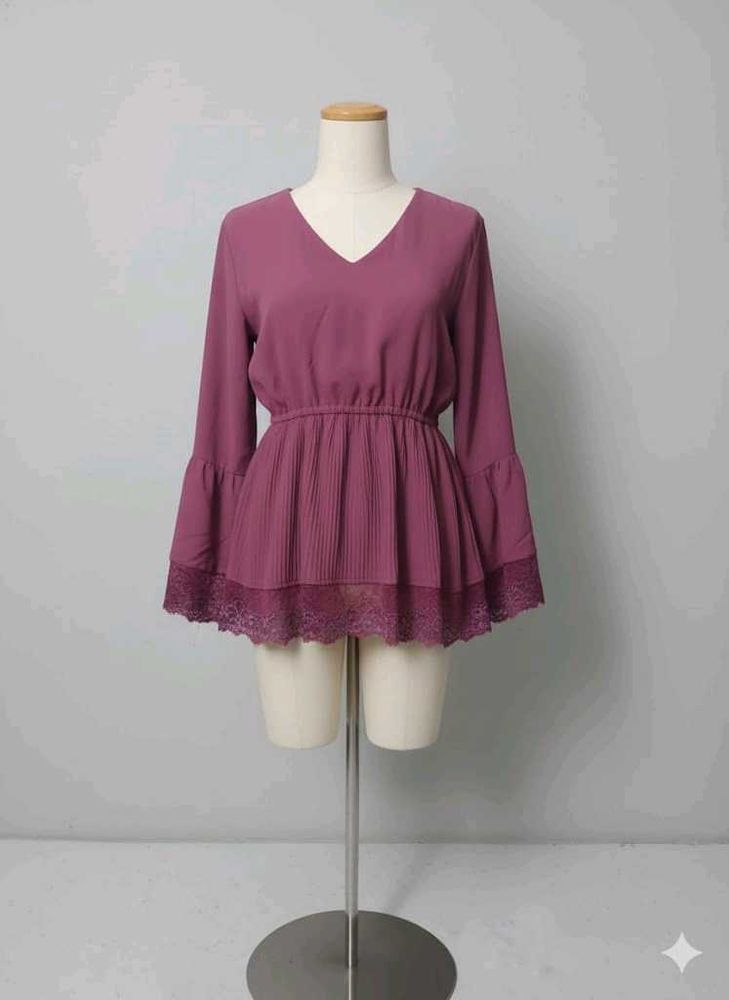 Elegant Bell Sleeve Top