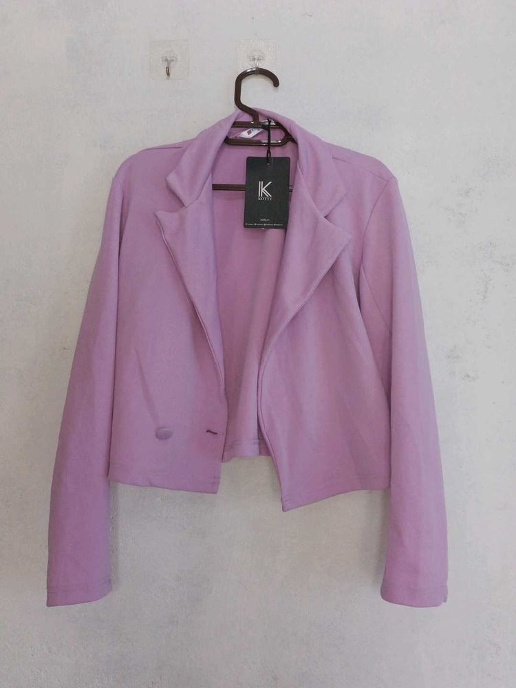 Light purple (lilac) Cropped Blazer + pants