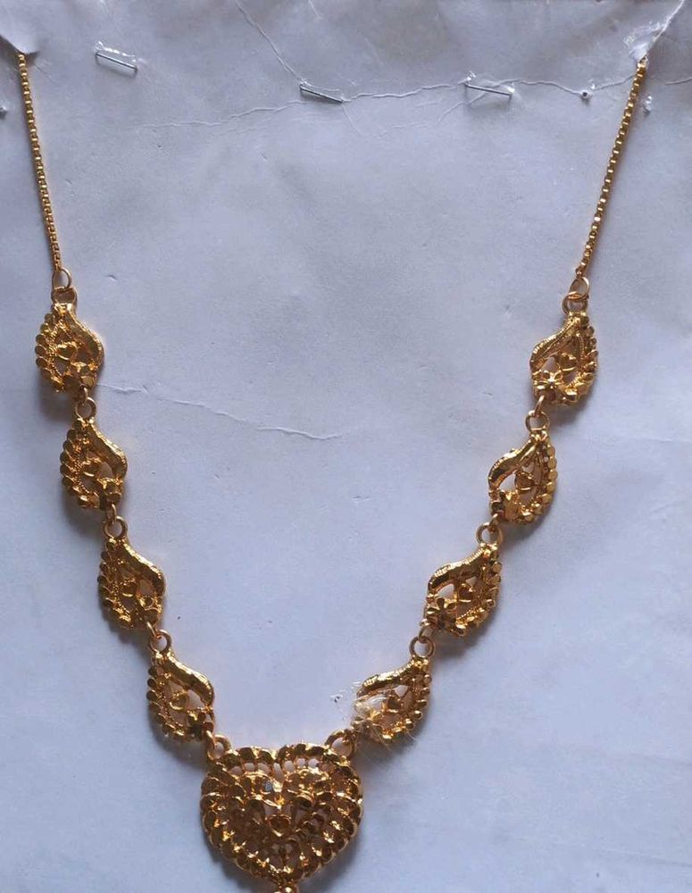 Gold-tone Heart Necklace