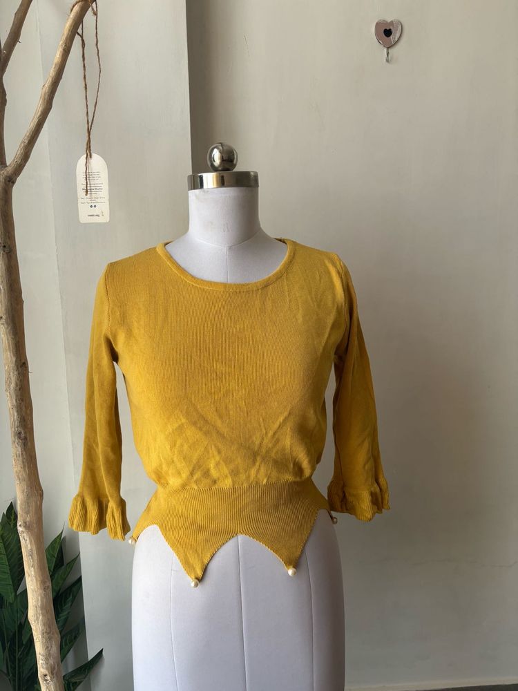 CUTE Mustard top