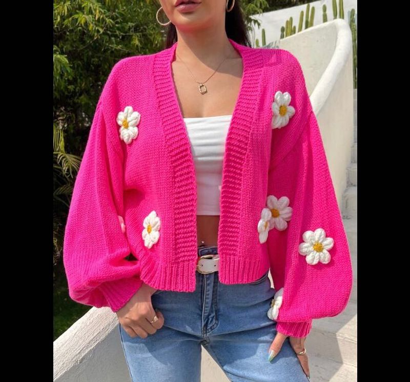 Daisy Detail Cardigan