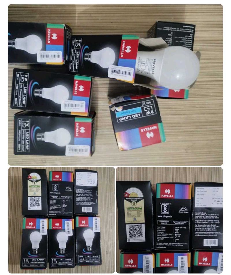 6 Pack Havells Led Bulb 💡