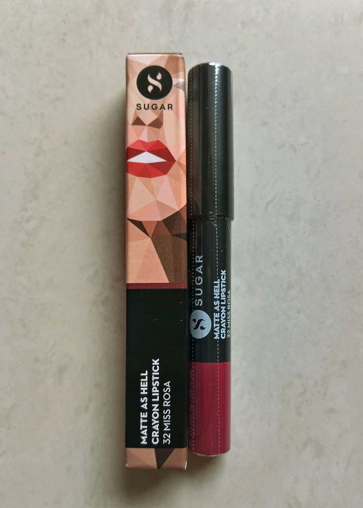 Free Shipping💖SUGAR Matte As Hell Crayon Lipstick