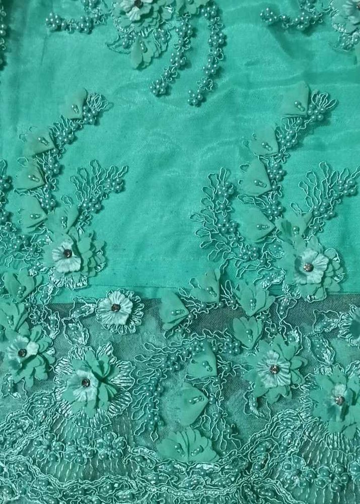 3d Flower Hand Embroidery Suit