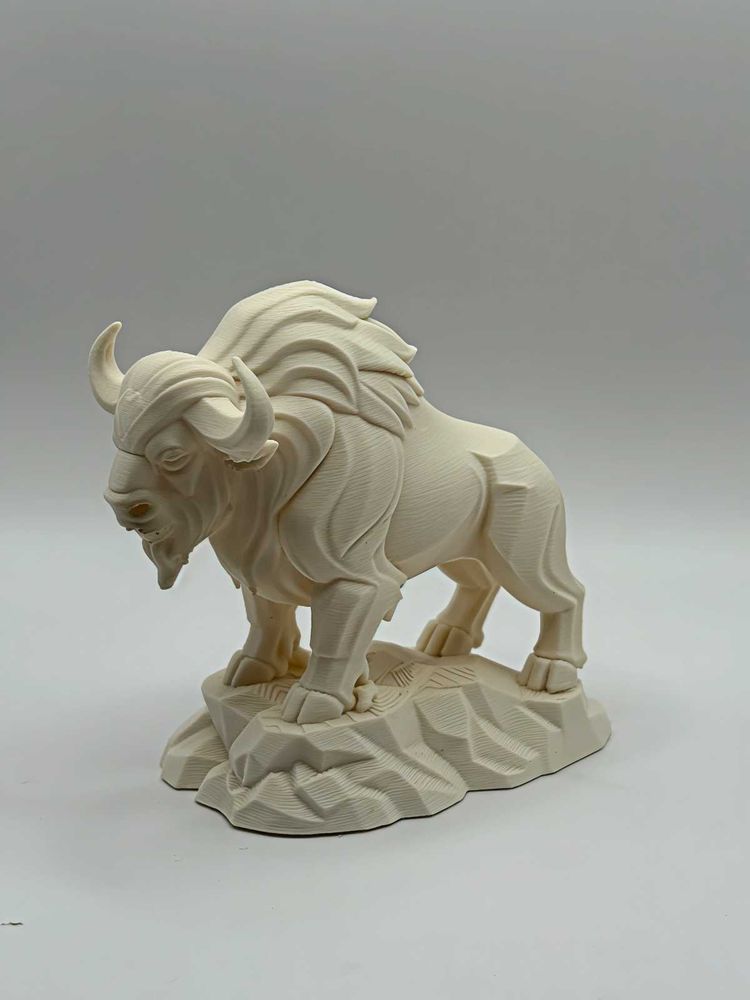 Buffalo Showpiece 3d Printed