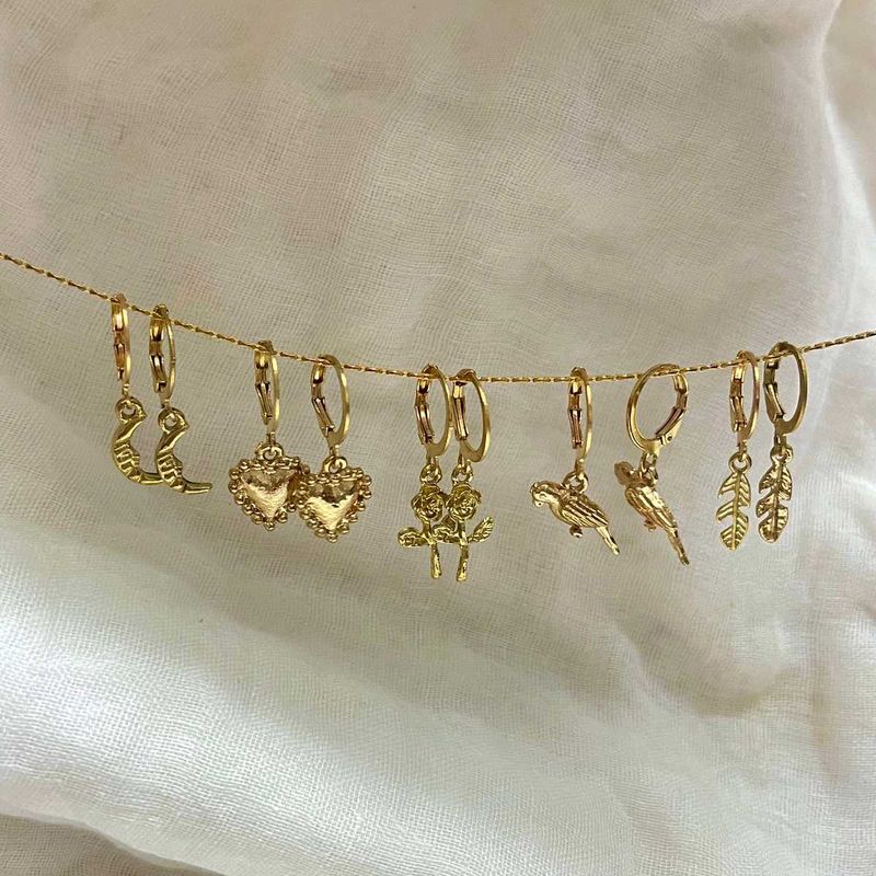 Beautiful Gold Huggies Earrings
