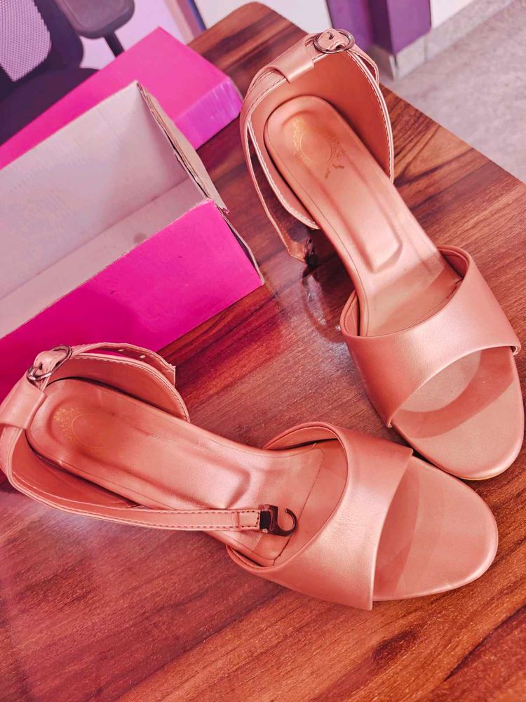 Elegant Rose Gold Heels