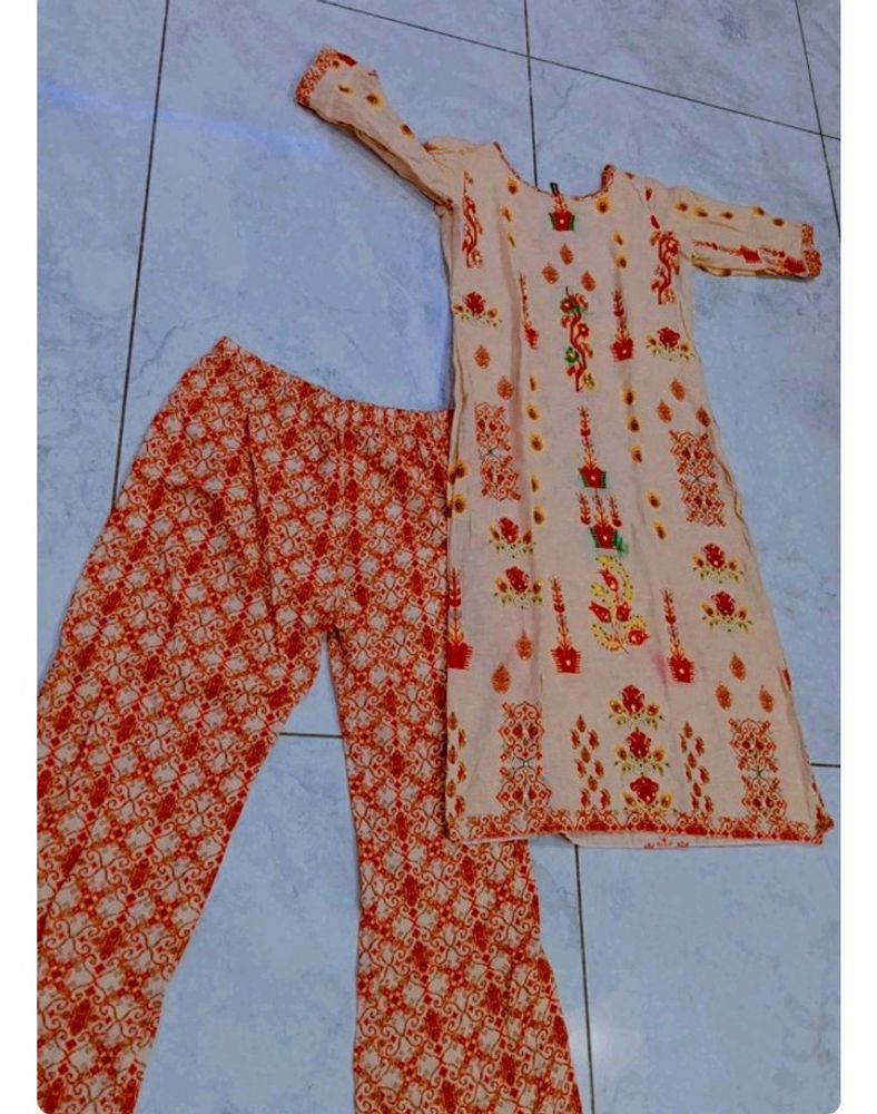 Cotton Kurta Set