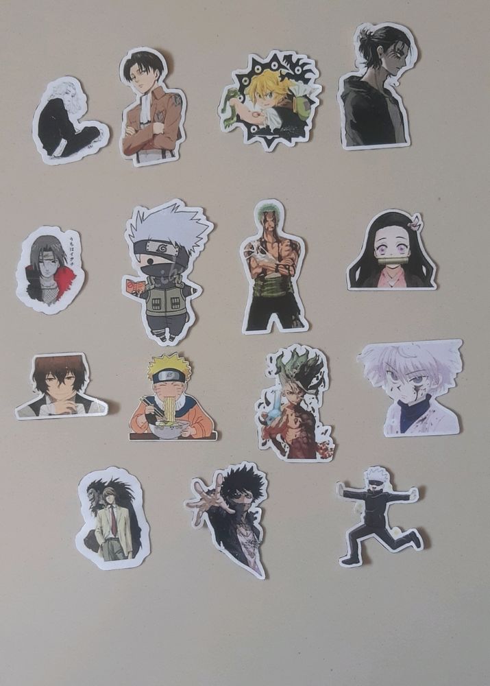 Anime Sticker 15 Peel And Stick Waterproof