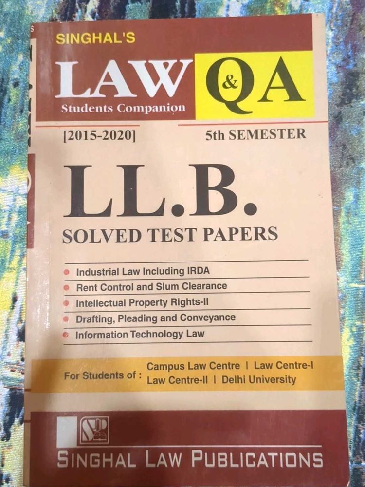 LLB Solved Test Papers
