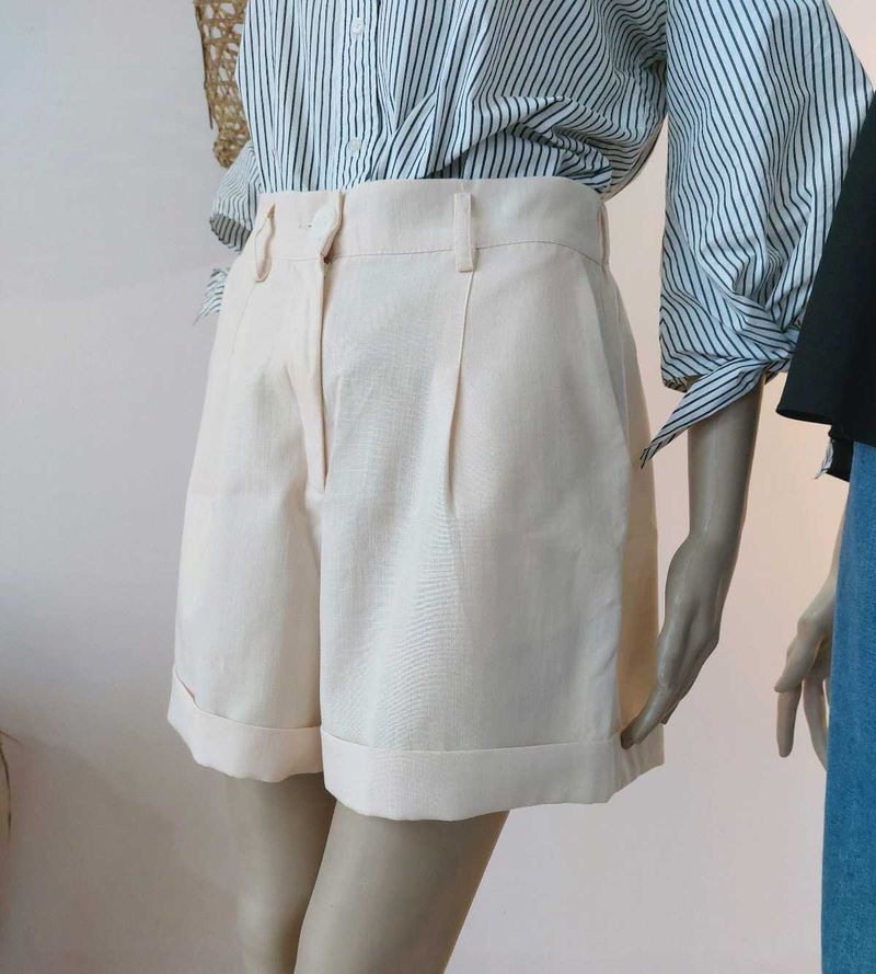 Korean Style Pleated Shorts
