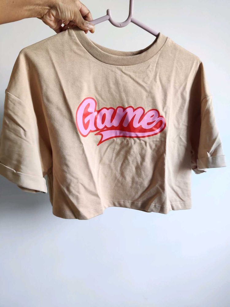 Cute Graphic crop tshirt