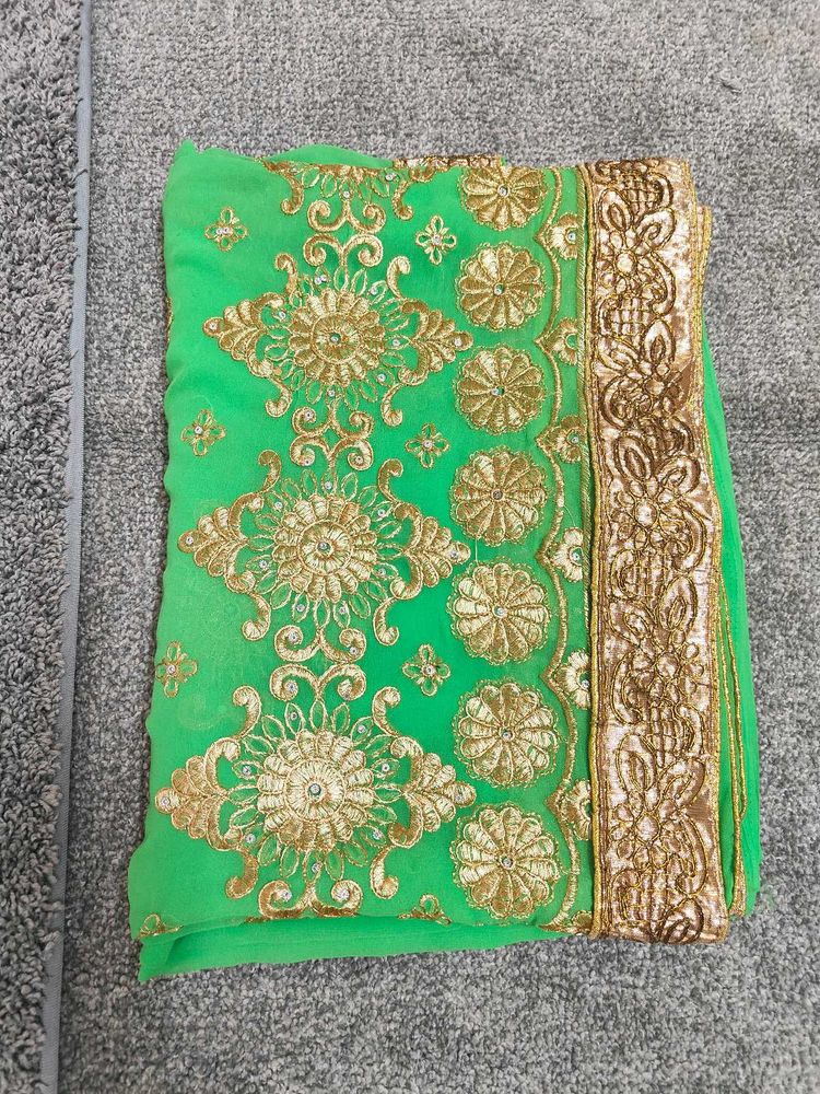 Green Saree
