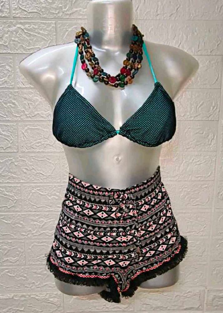 Cute Bikini Set &amp; Shorts