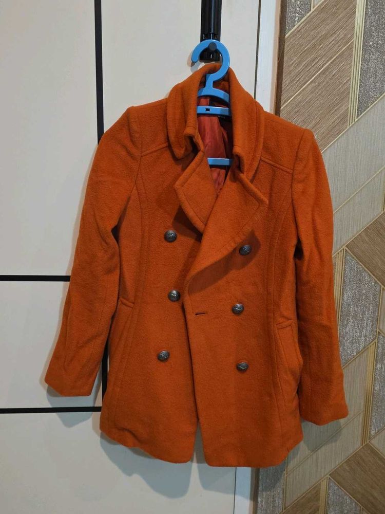 Orange Peacoat