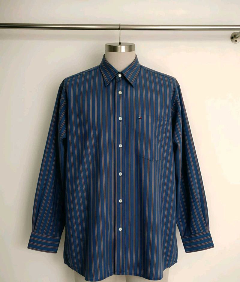 Tommy Hilfiger Striped Blue Shirt