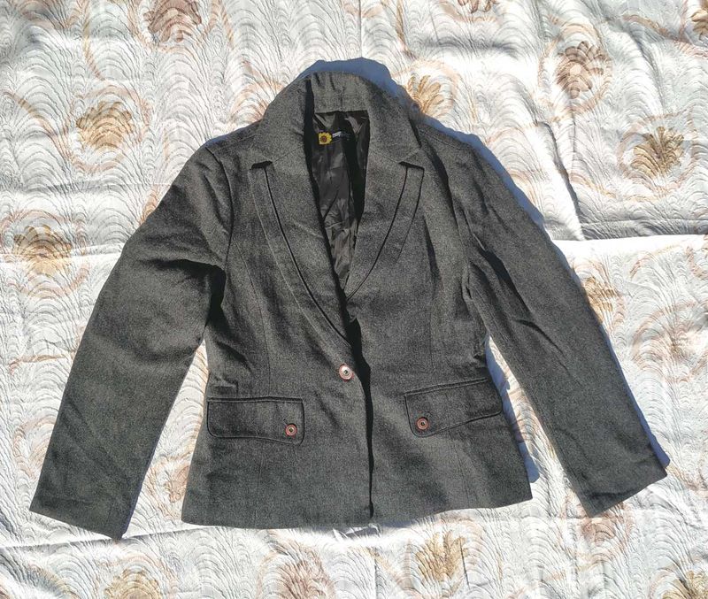 Imported Women Grey Blazer