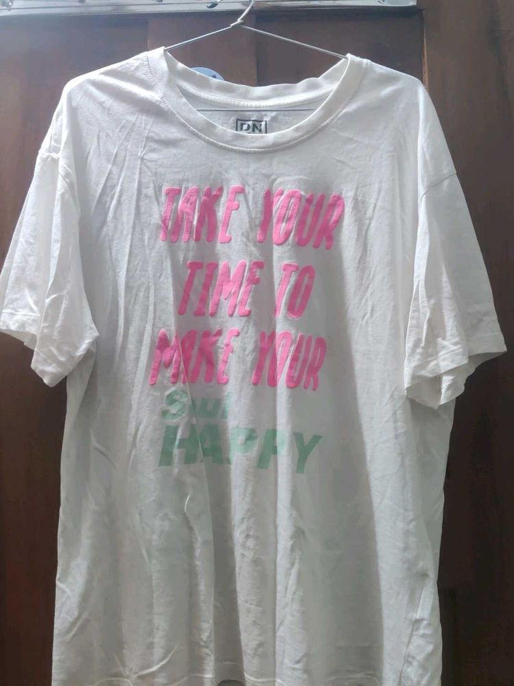 White Graphic Tee