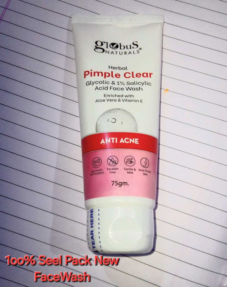Globus Naturals Pimple Clear Face Wash