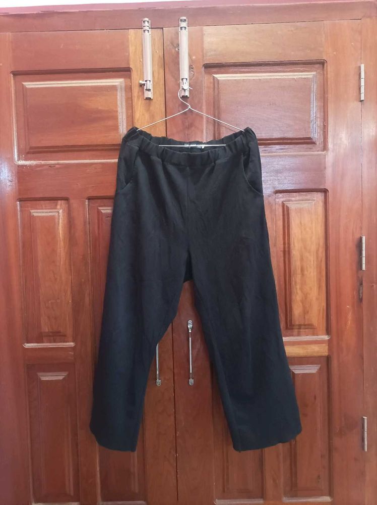 Wide Leg Cropped Pants