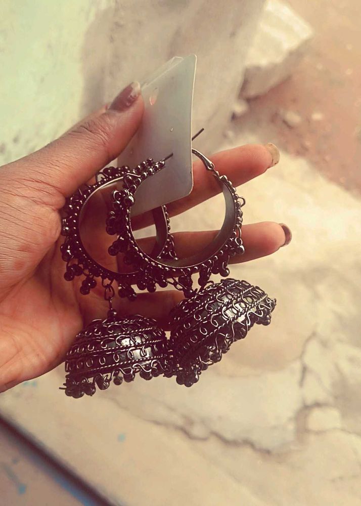Stylish Jhumka Hoop Earrings