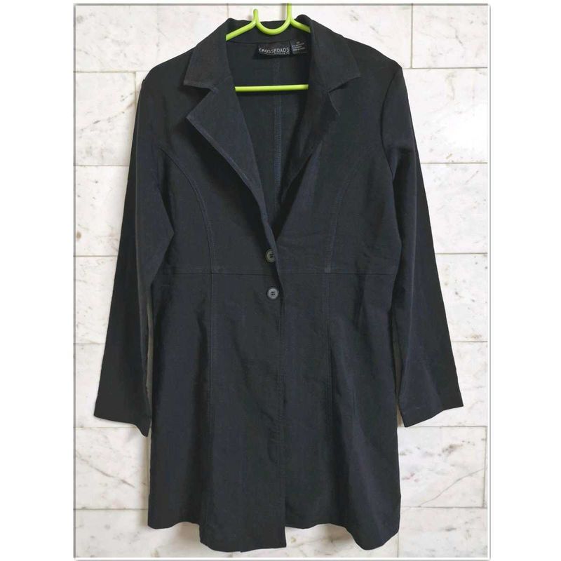 Black Longlline Formal Coat
